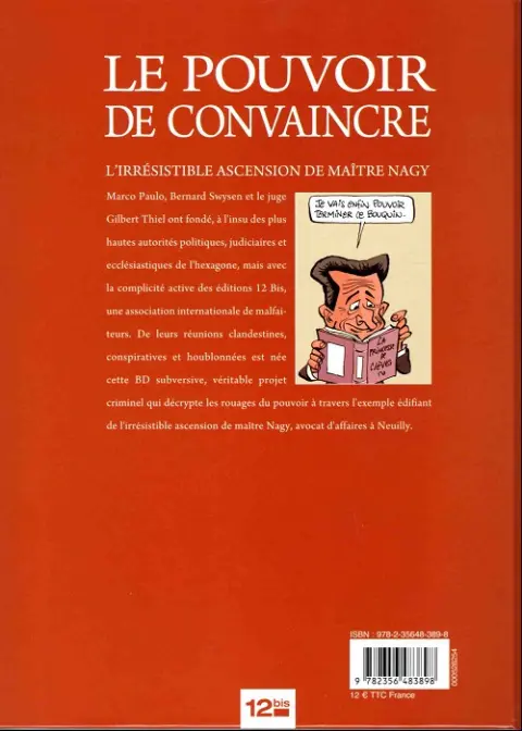 Verso de l'album Le Pouvoir de convaincre