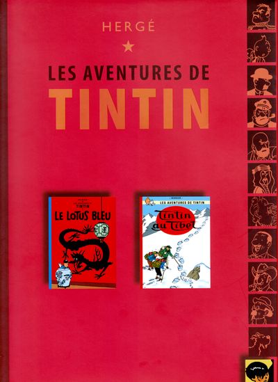 Couverture de l'album Tintin Le Lotus Bleu / Tintin au Tibet