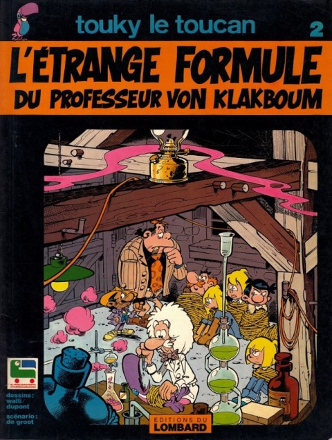 Couverture de l'album Touky le toucan Tome 2 L'étrange formule du Professeur Von Klakboum