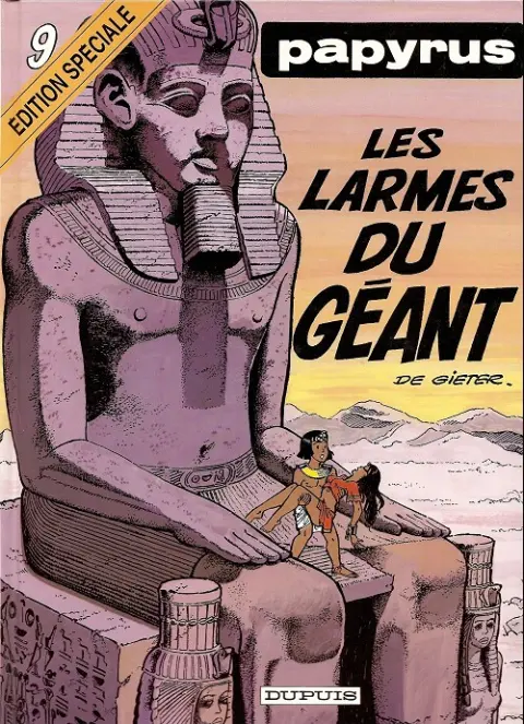 Couverture de l'album Papyrus Tome 9 Les larmes du géant
