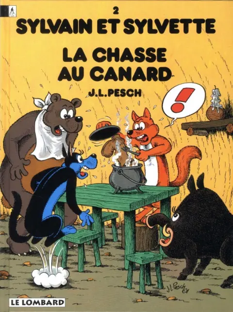 Couverture de l'album Sylvain et Sylvette Tome 2 La chasse au canard