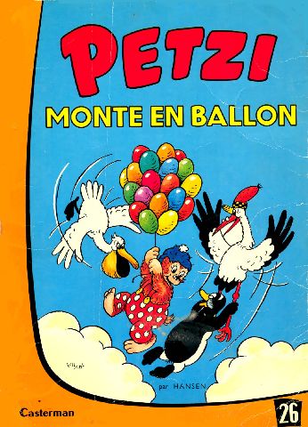 Couverture de l'album Petzi Tome 26 Petzi monte en ballon