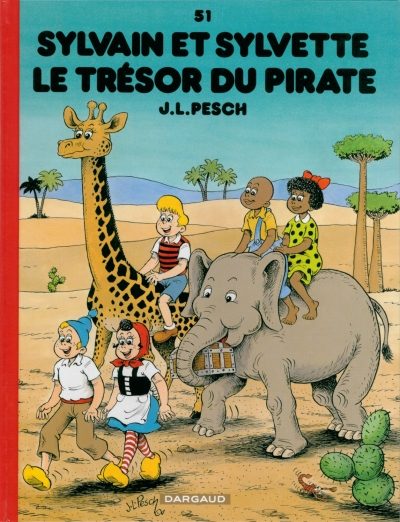 Couverture de l'album Sylvain et Sylvette Tome 51 Le trésor du pirate
