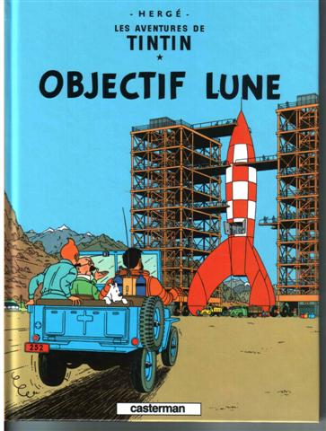 Couverture de l'album Tintin Tome 16 Objectif lune
