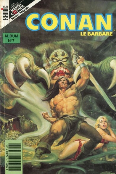 Couverture de l'album Conan le barbare Album N°7 (du n°19 au n°21)