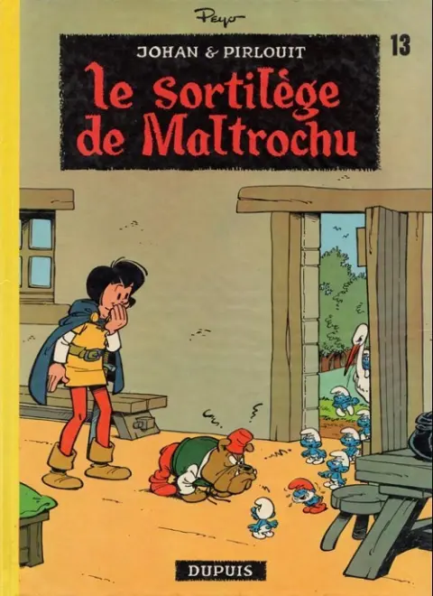Couverture de l'album Johan et Pirlouit Tome 13 Le sortilège de Maltrochu