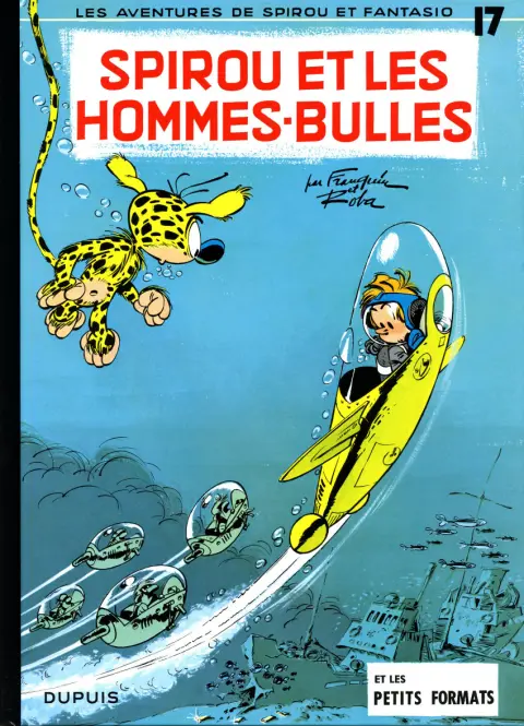 Couverture de l'album Spirou et Fantasio Tome 17 Spirou et les hommes-bulles