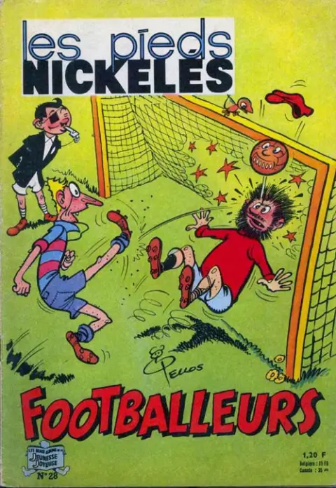 Couverture de l'album Les Pieds Nickelés Tome 28 Les Pieds Nickelés footballeurs