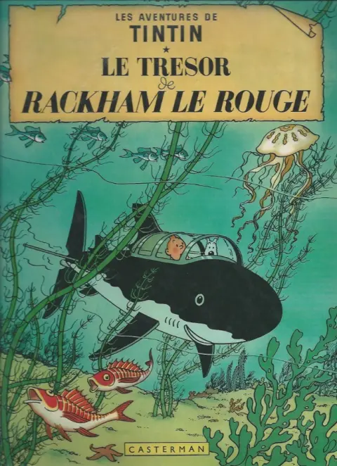 Couverture de l'album Tintin Tome 12 Le Trésor de Rackham le Rouge