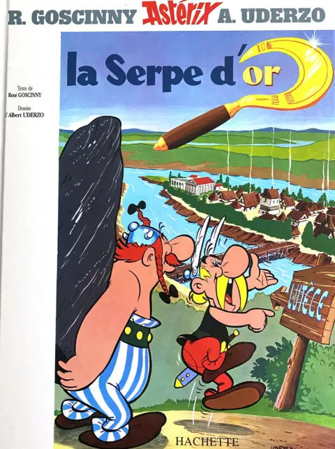 Couverture de l'album Astérix Tome 2 La Serpe d'or
