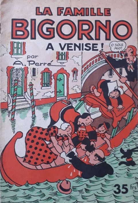 Couverture de l'album La famille Bigorno Tome 11 La famille Bigorno à Venise