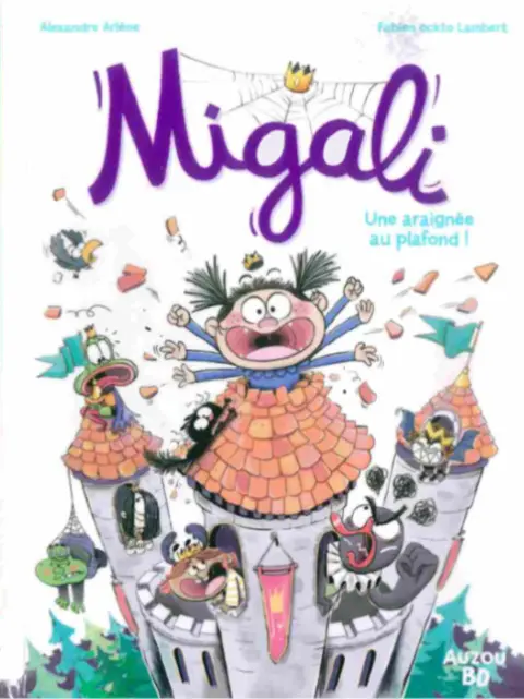 Migali 2 Une araignée au plafond !
