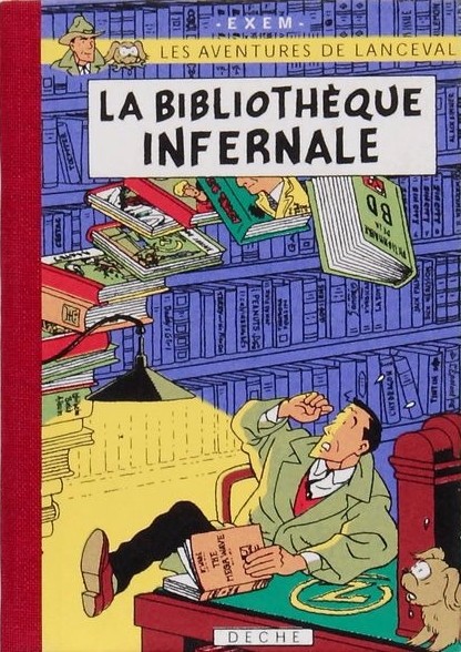 Couverture de l'album Les aventures de Lanceval Tome 5 La Bibliothèque infernale