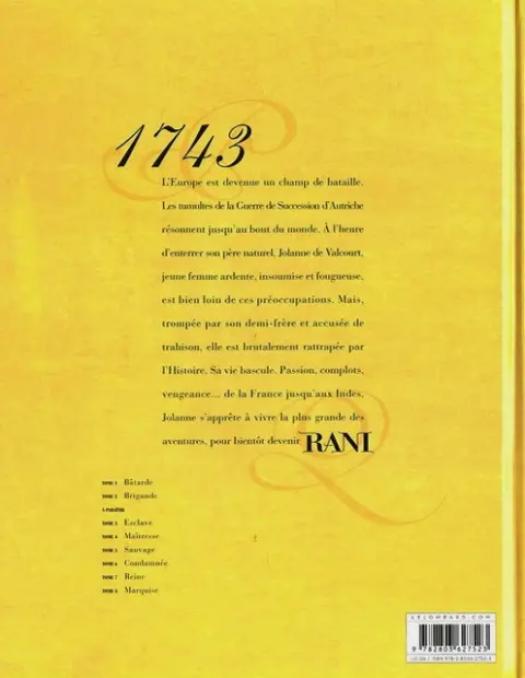 Verso de l'album Rani Tome 2 Brigande