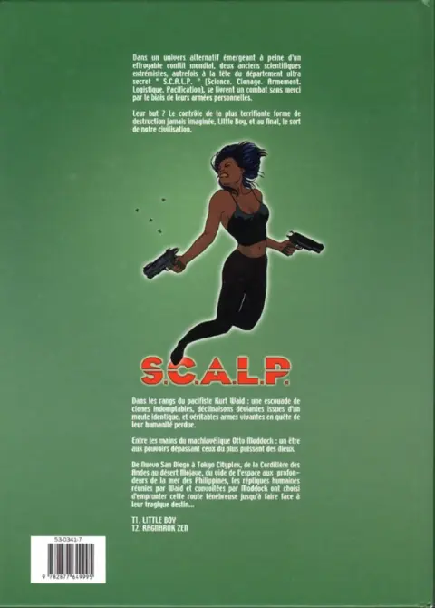 Verso de l'album S.C.A.L.P. Tome 2 Ragnarok zen