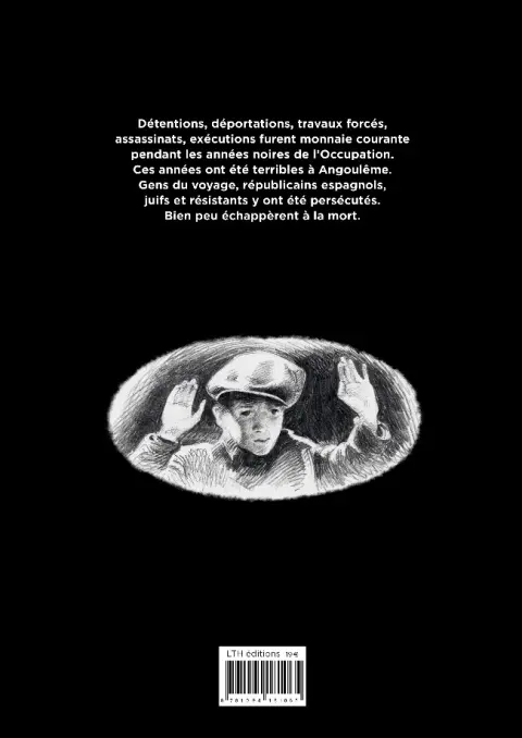Verso de l'album Les Années noires Angoulême 1940 - 1944