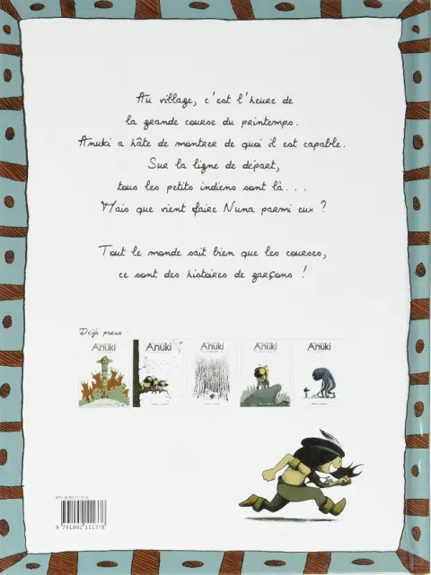 Verso de l'album Anuki Tome 6 La grande course du printemps
