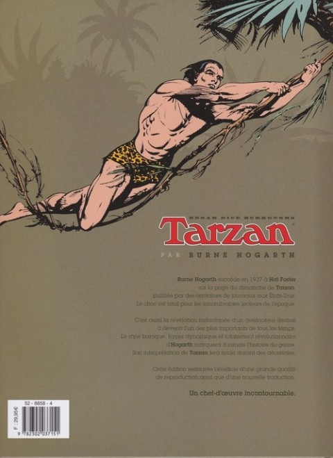 Verso de l'album Tarzan (Intégrale - Soleil) Tome 6