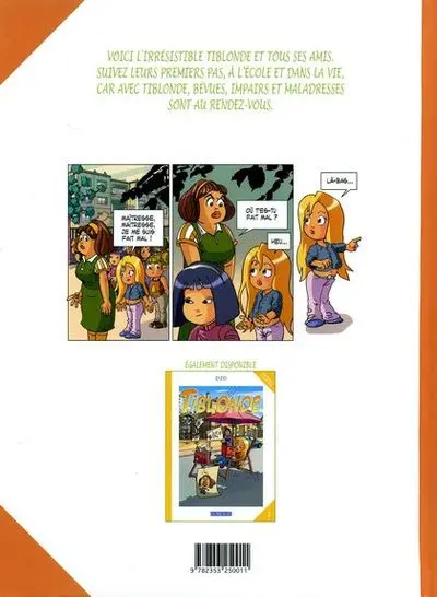 Verso de l'album Tiblonde Tome 2