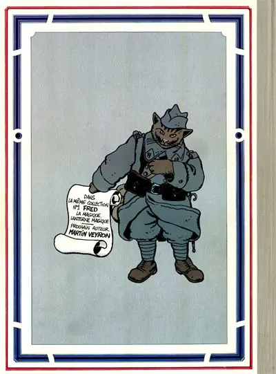 Verso de l'album Le trou d'obus