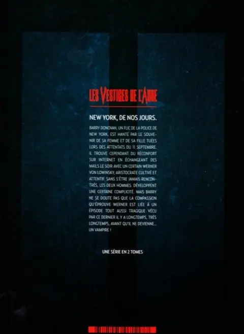 Verso de l'album Vestiges de l'Aube Tome 1 Morts en série