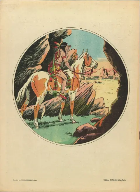 Verso de l'album Yan Kéradec Tome 4 La cavalière du Texas