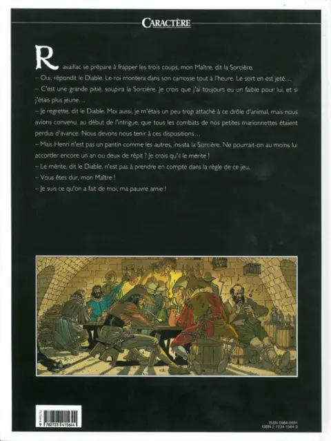 Verso de l'album Les 7 Vies de l'Épervier Tome 4 Hyronimus