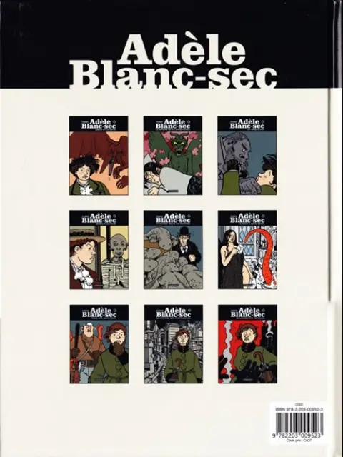 Verso de l'album Les Aventures Extraordinaires d'Adèle Blanc-Sec Tome 6 Le Noyé à Deux Têtes
