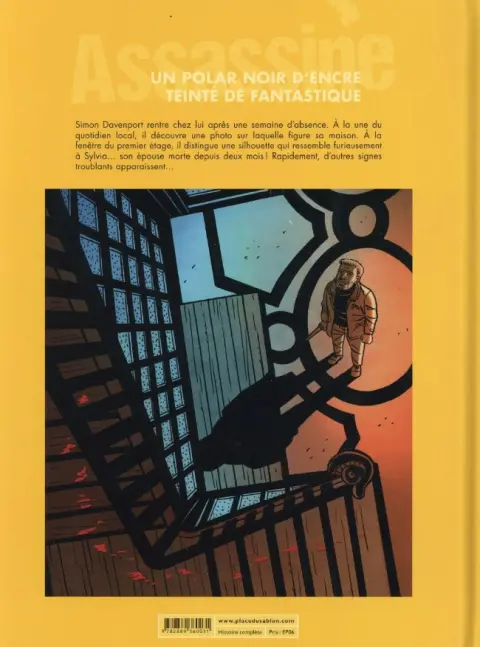Verso de l'album Assassine
