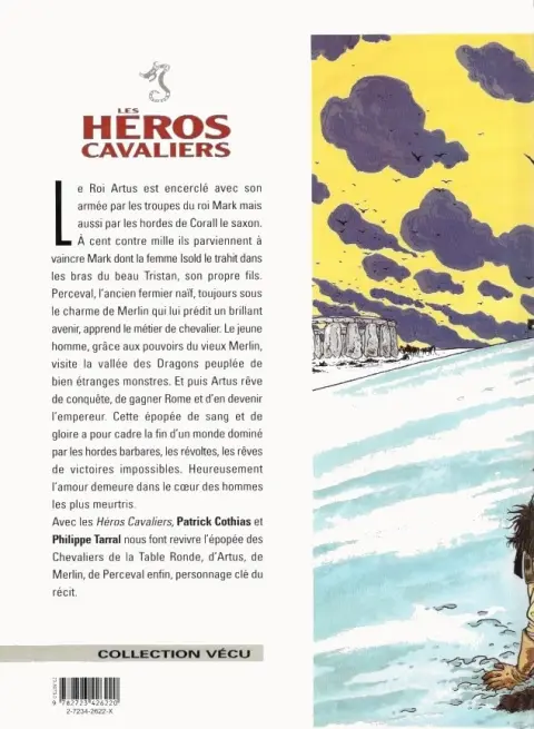 Verso de l'album Les Héros cavaliers Tome 4 L'esprit de vermine