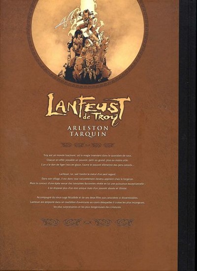 Verso de l'album Lanfeust de Troy Tome 2 Thanos l'incongru