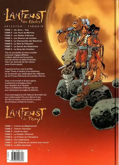 Verso de l'album Lanfeust des Étoiles Tome 8 Le sang des comètes