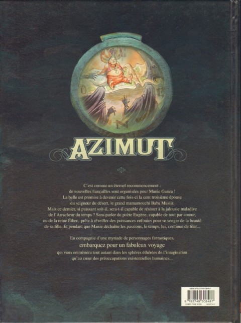 Verso de l'album Azimut Tome 4 Nuées noires, voile blanc