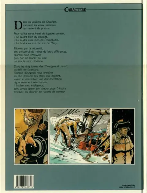 Verso de l'album Les Passagers du vent Tome 2 Le Ponton
