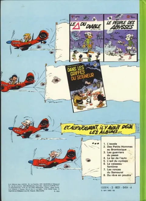 Verso de l'album Les Petits hommes Tome 4 Le lac de l'Auto