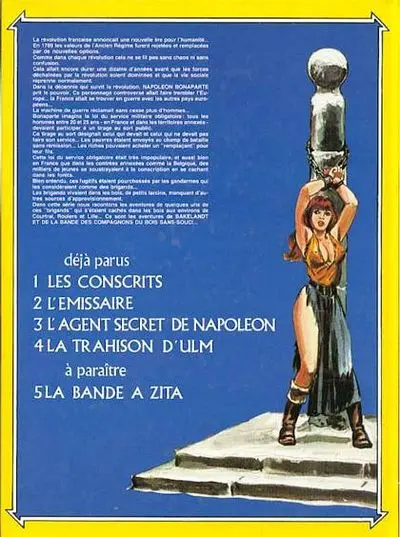 Verso de l'album Bakelandt Tome 4 La trahison d'ULM