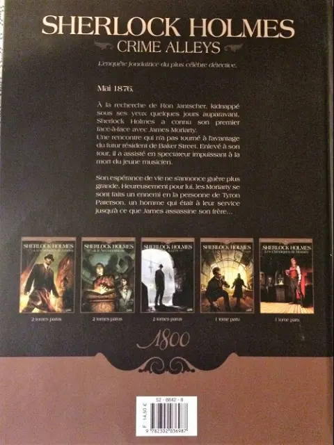 Verso de l'album Sherlock Holmes: Crime Alleys Tome 2 Vocations forcées