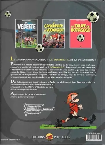 Verso de l'album La Vedette Tome 2 Le Canonnier de Vodkagrad