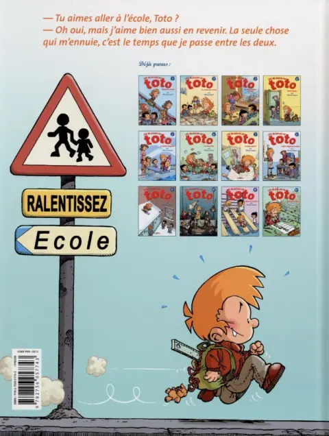 Verso de l'album Les Blagues de Toto Tome 12 Bête de concours