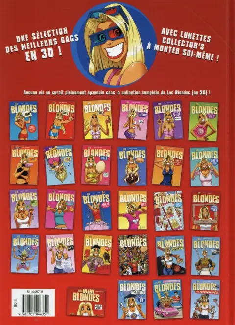 Verso de l'album Les Blondes HS - 3D Les Blondes en 3Dés !
