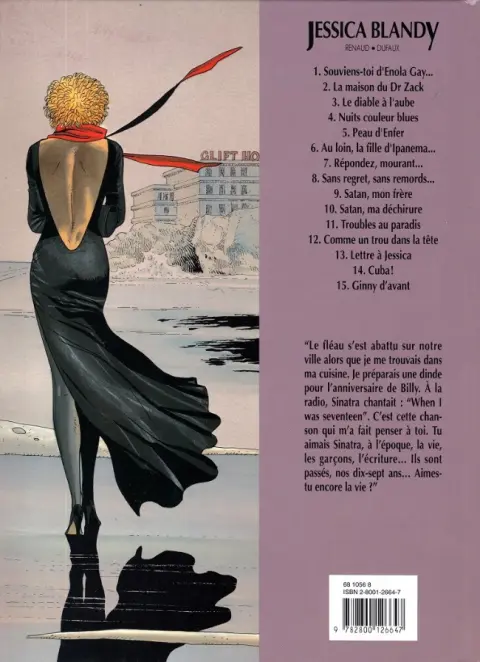 Verso de l'album Jessica Blandy Tome 15 Ginny d'avant