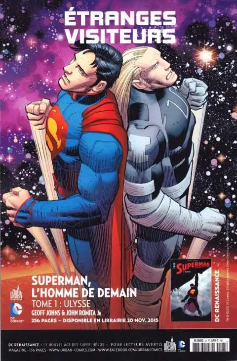 Verso de l'album Justice League Saga #25