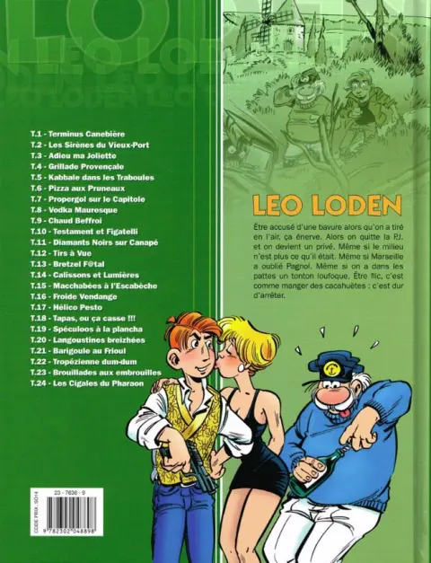 Verso de l'album Léo Loden Tome 24 Les Cigales du Pharaon