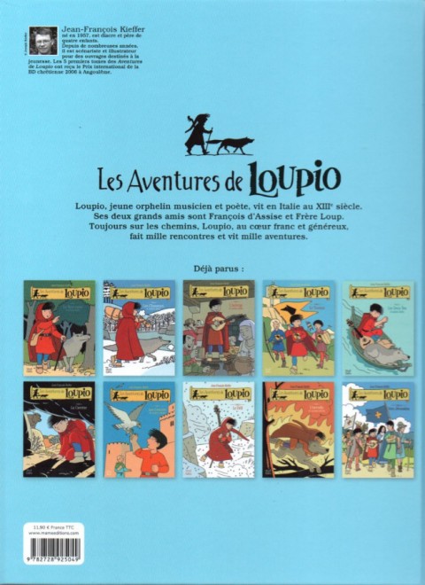 Verso de l'album Les aventures de Loupio Tome 11 Les archers et autres récits