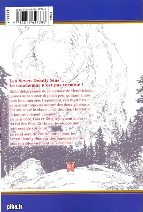 Verso de l'album Seven Deadly Sins 14