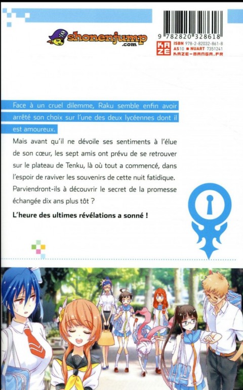 Verso de l'album Nisekoi - Amours, Mensonges & Yakuzas ! 25 Nisokei