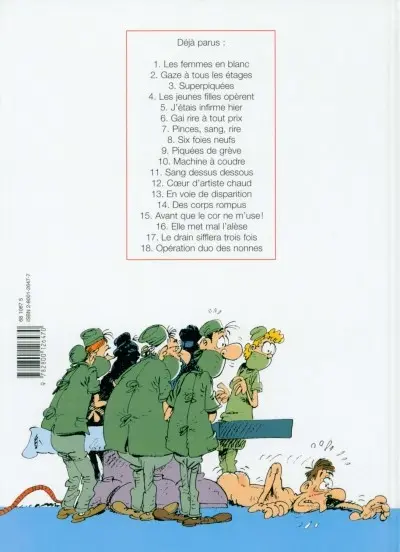 Verso de l'album Les Femmes en Blanc Tome 18 Opération duo des nonnes