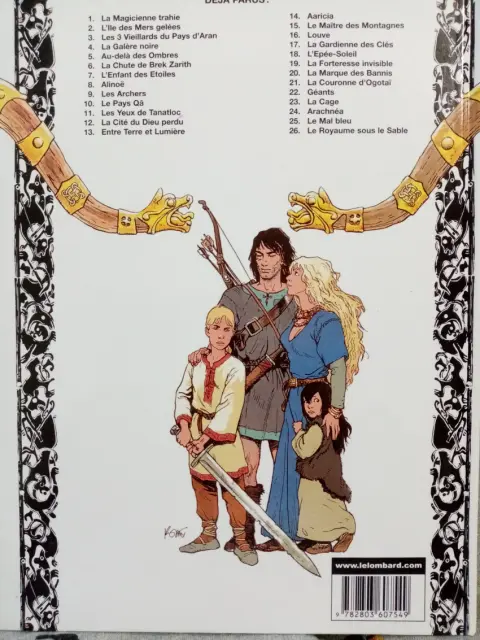 Verso de l'album Thorgal Tome 15 Le Maître des Montagnes