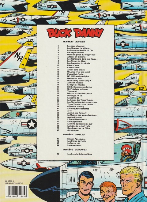 Verso de l'album Buck Danny Tome 43 Le feu du ciel