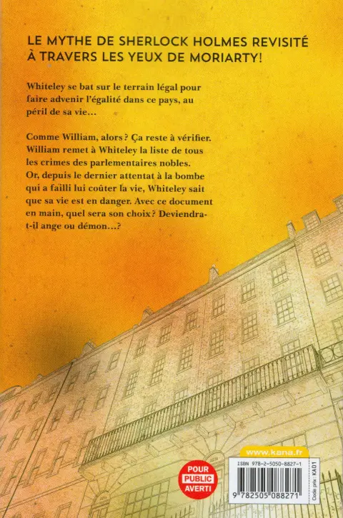 Verso de l'album Moriarty 10